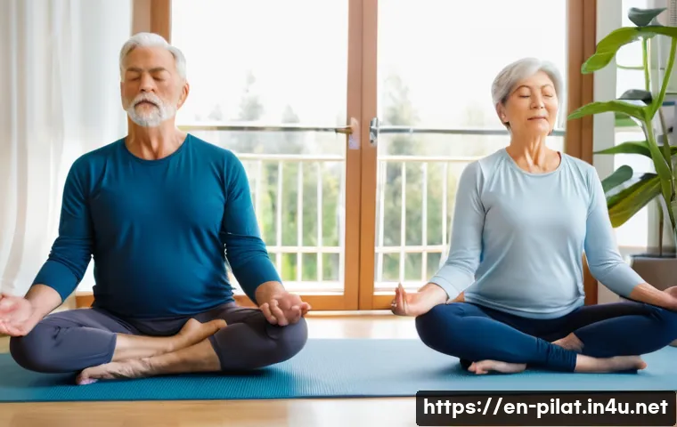 필라테스 강사와 노인 필라테스 관련 이미지 2